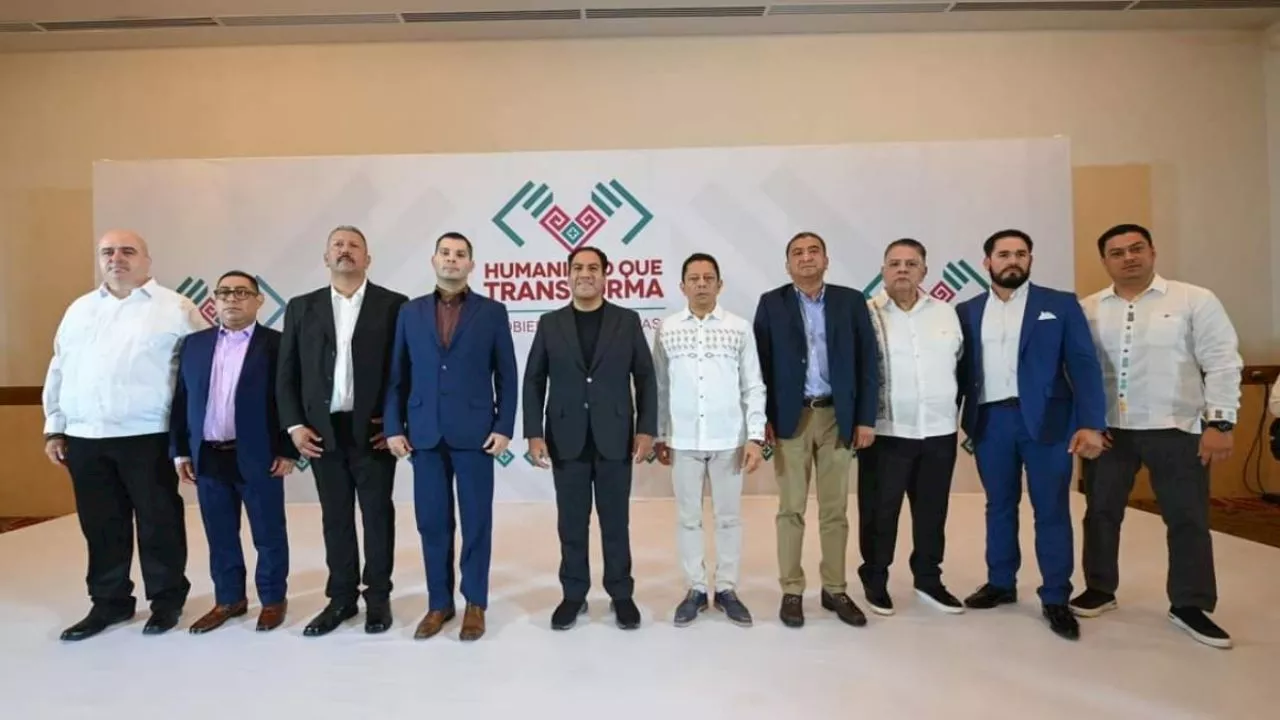 Eduardo Ramírez Aguilar presenta a su gabinete de seguridad en Chiapas