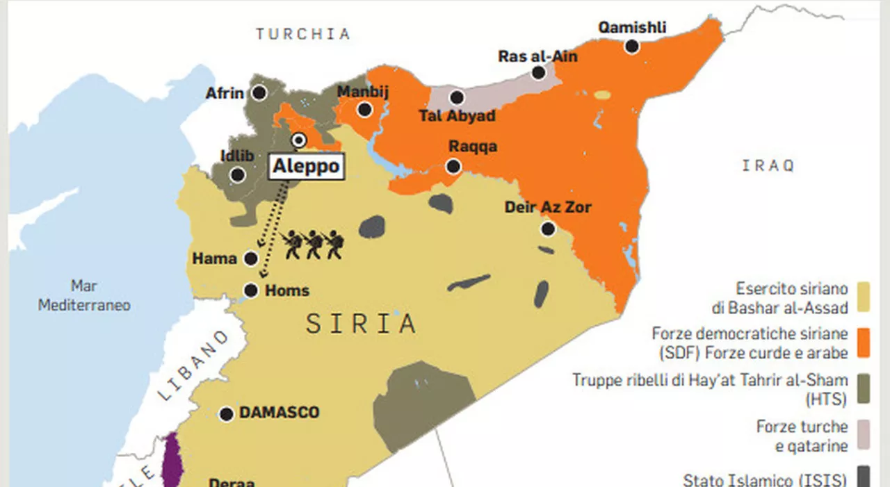 Siria, migliaia di civili in fuga: il collasso migratorio preoccupa l’Europa. Tajani: «Se continua la guerra,