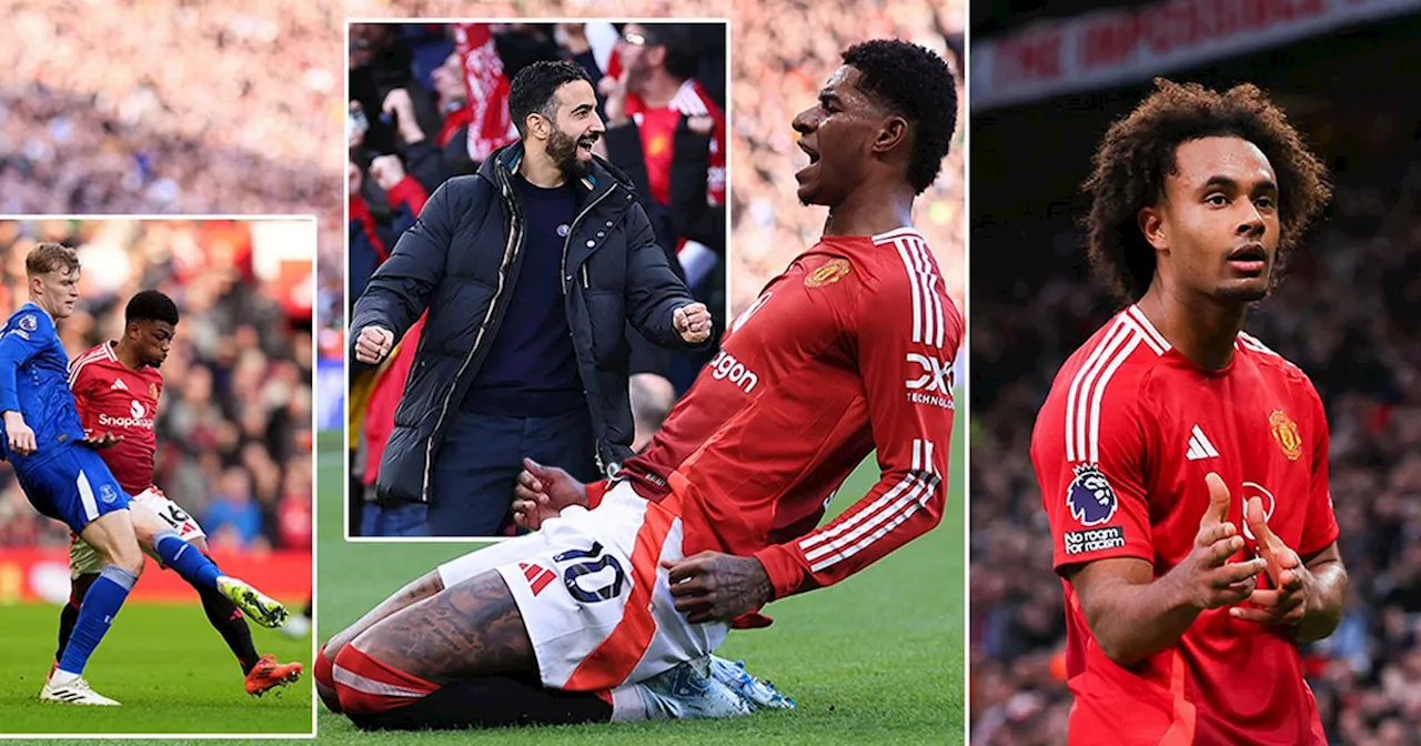 5 talking points as Man Utd destroy Everton as Rashford proves point to Amorim