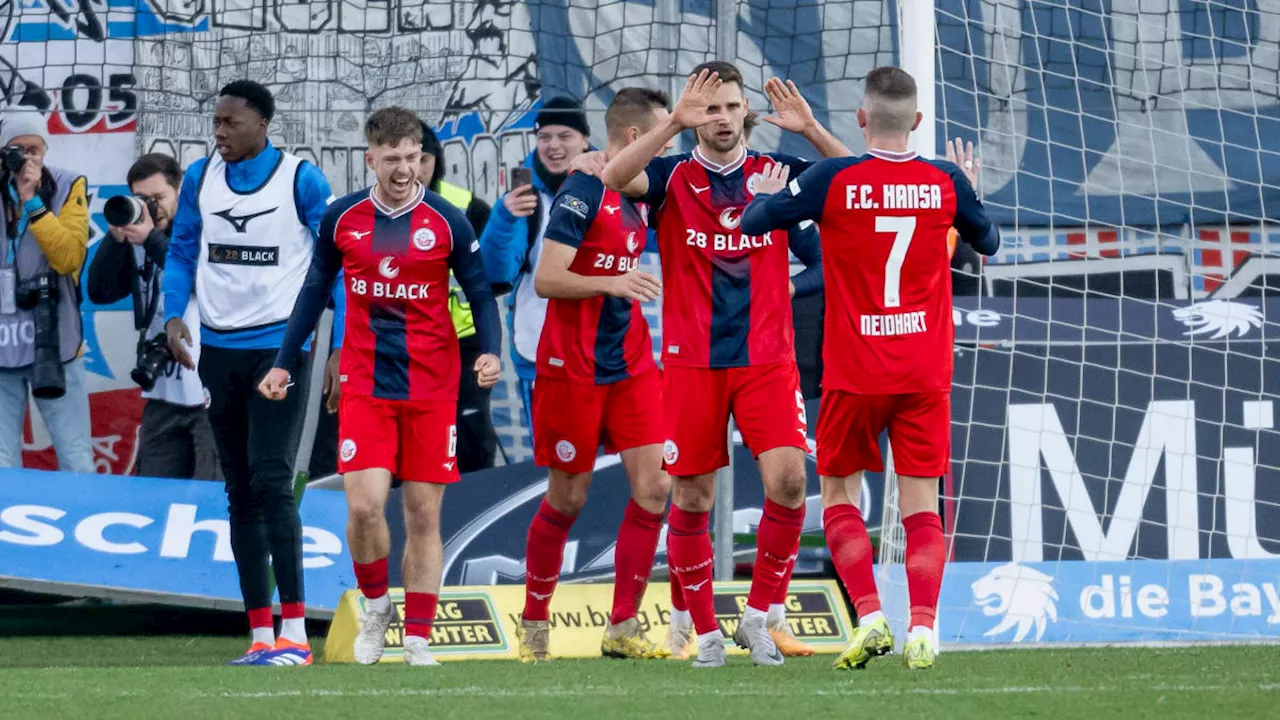 Frey-Blitzstart reicht München nicht: Rostock schlägt 1860