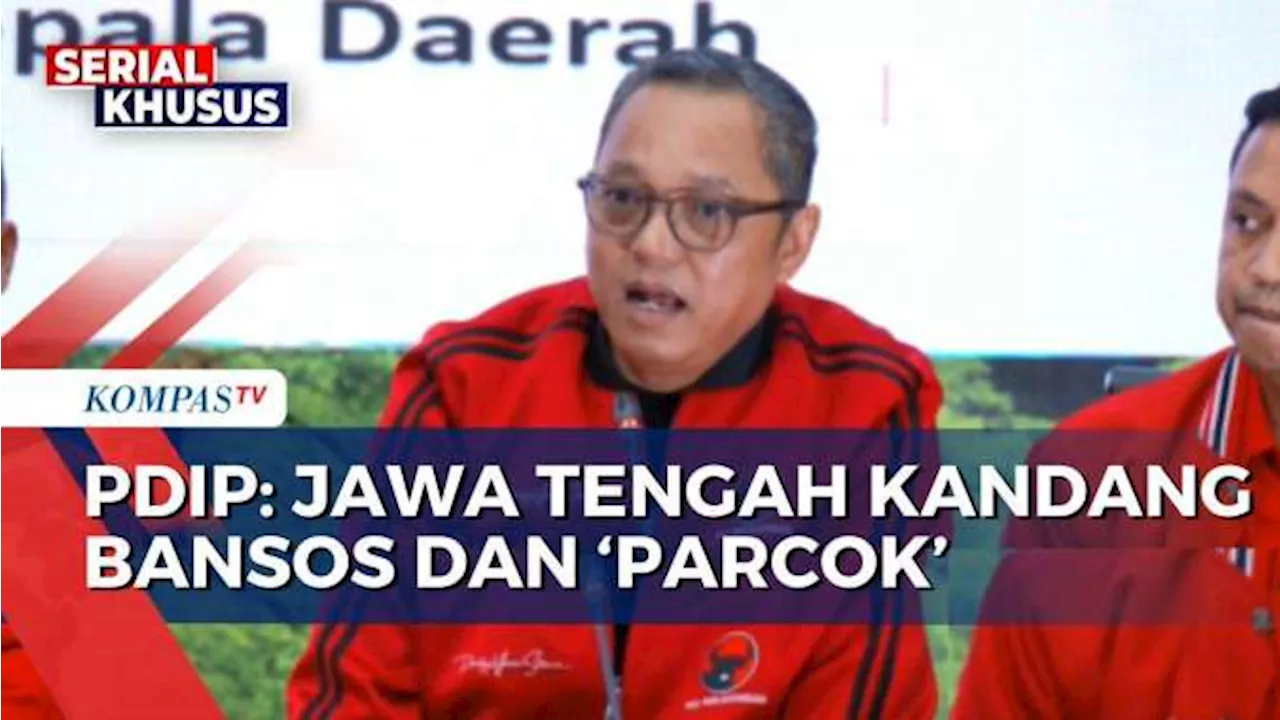 PDIP Sebut Jateng Kandang Parcok hingga Isu Praktik Politik Uang di Pilkada