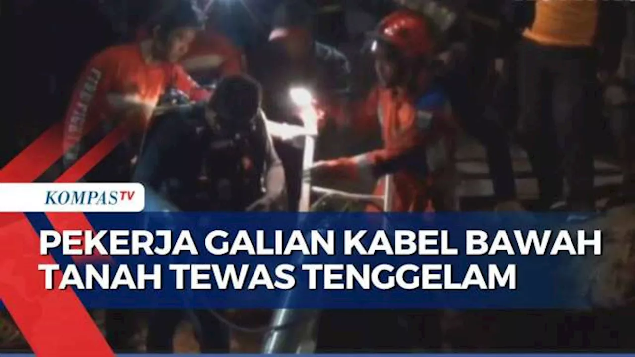 Pekerja Galian Kabel Bawah Tanah yang Dilaporkan Hilang Ditemukan Tewas Tenggelam