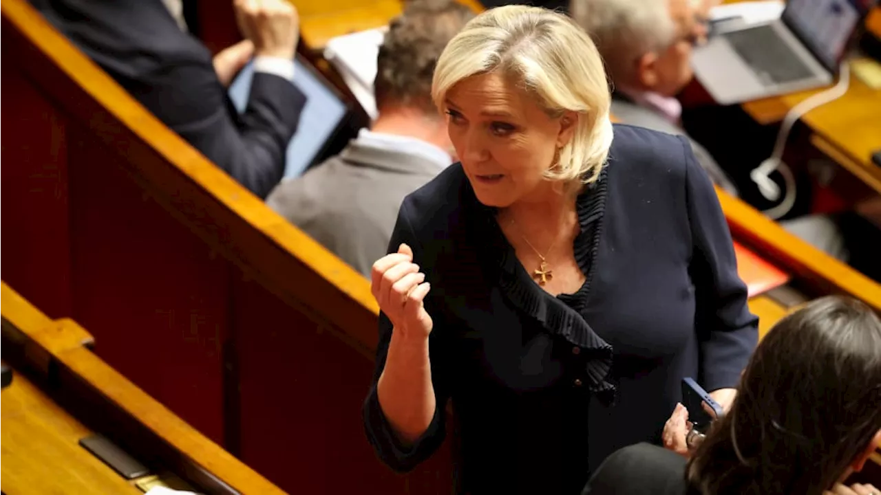 Budget : la censure 'n'est pas inéluctable' pour Le Pen si Barnier accepte de négocier