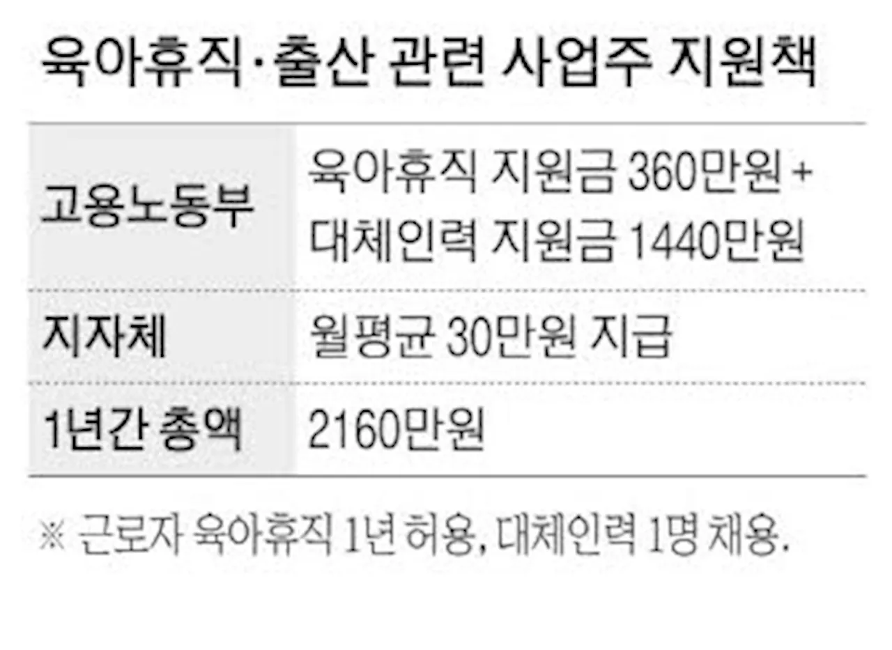 기업 60%가 정부 육아 지원금 제도 몰라