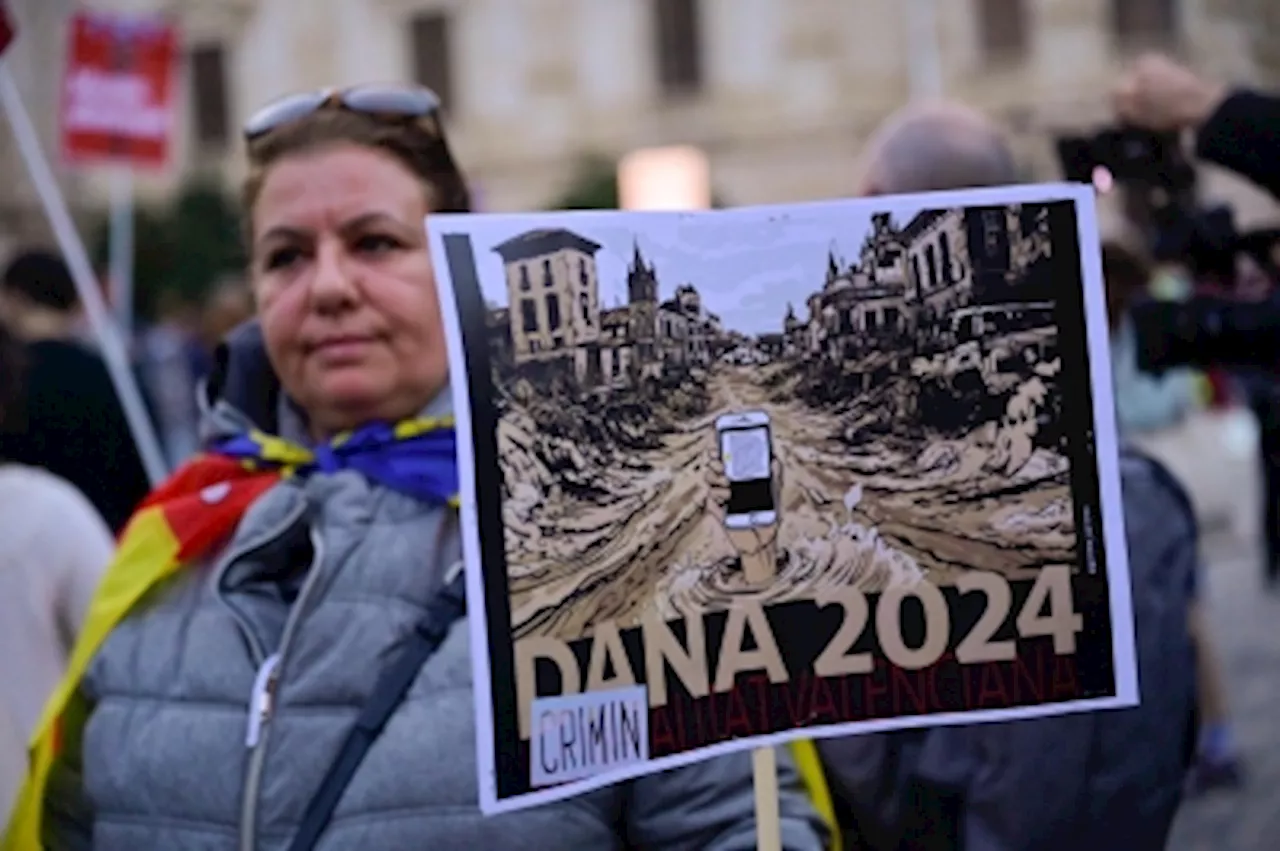 Spanish demonstrators chant ‘murderers’ after deadly floods as Valencian leader rules out resigning