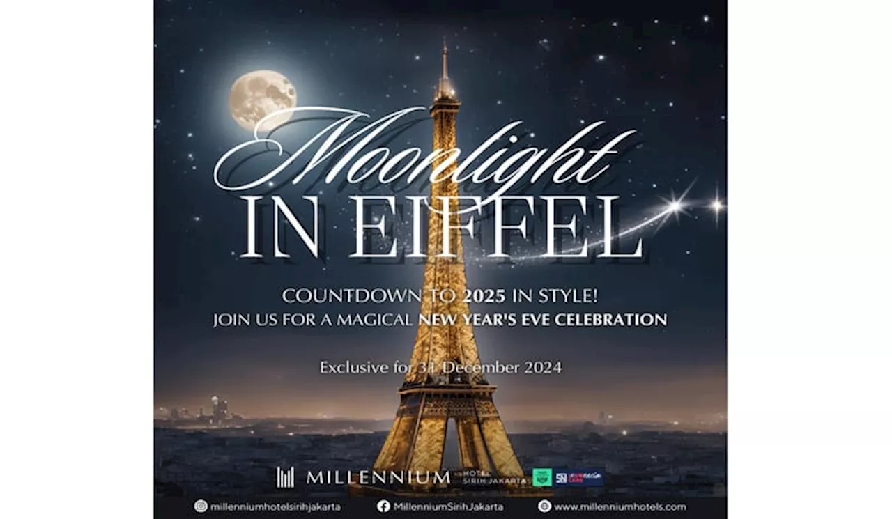 Moonlight in Eiffel, Pesta Pergantian Tahun di Millennim Hotel Sirih Jakarta