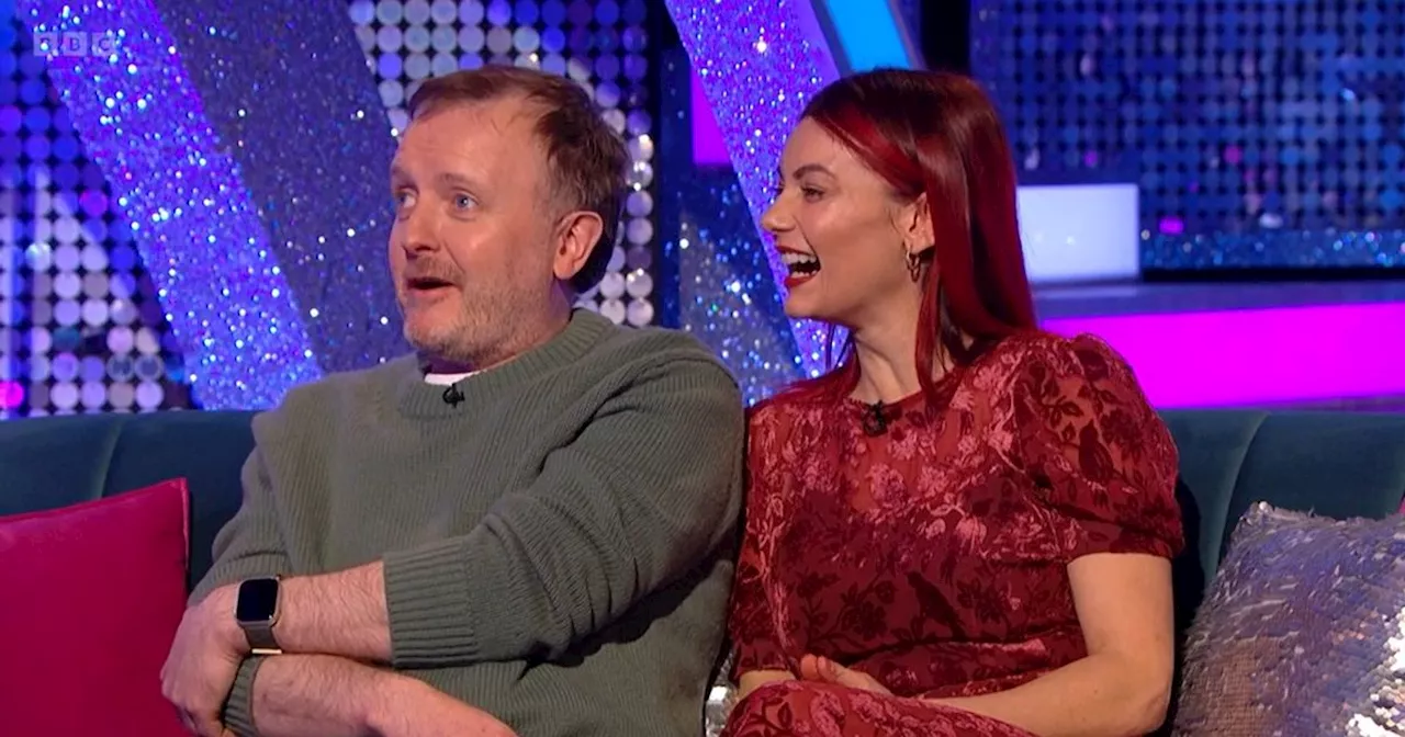 Strictly's Chris McCausland says ll 'I can't take this' in Dianne training tease