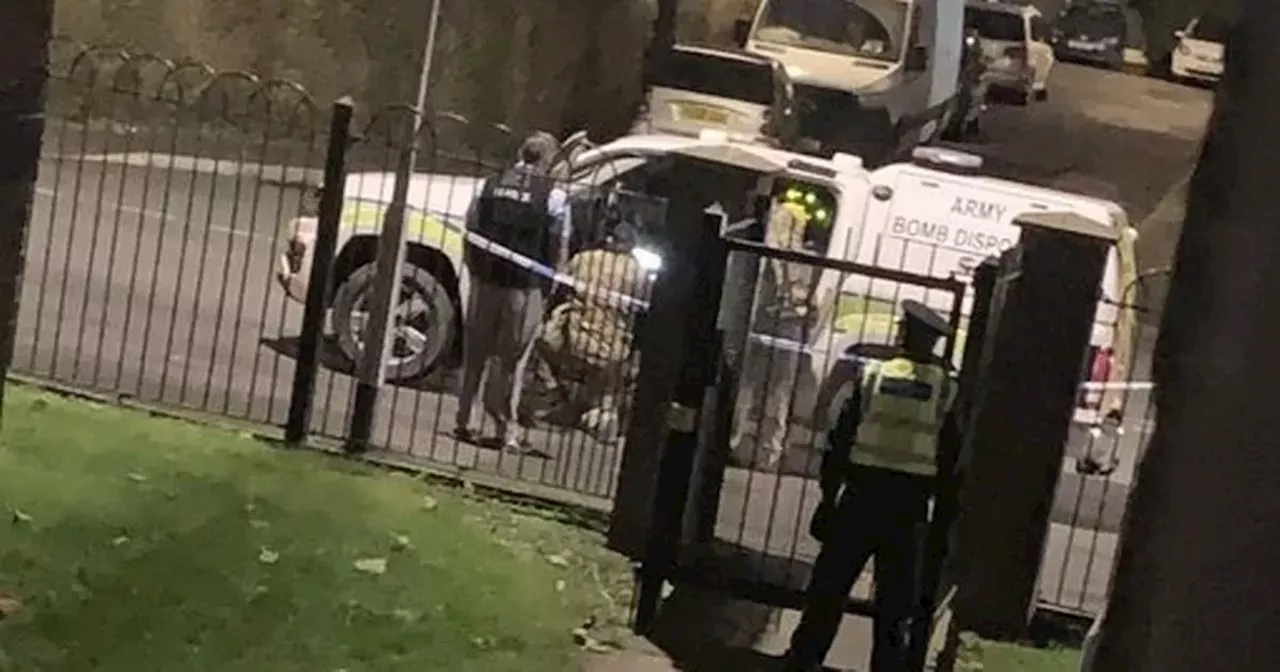 Woman arrested after hand grenade and firearm found at flat in Oldham