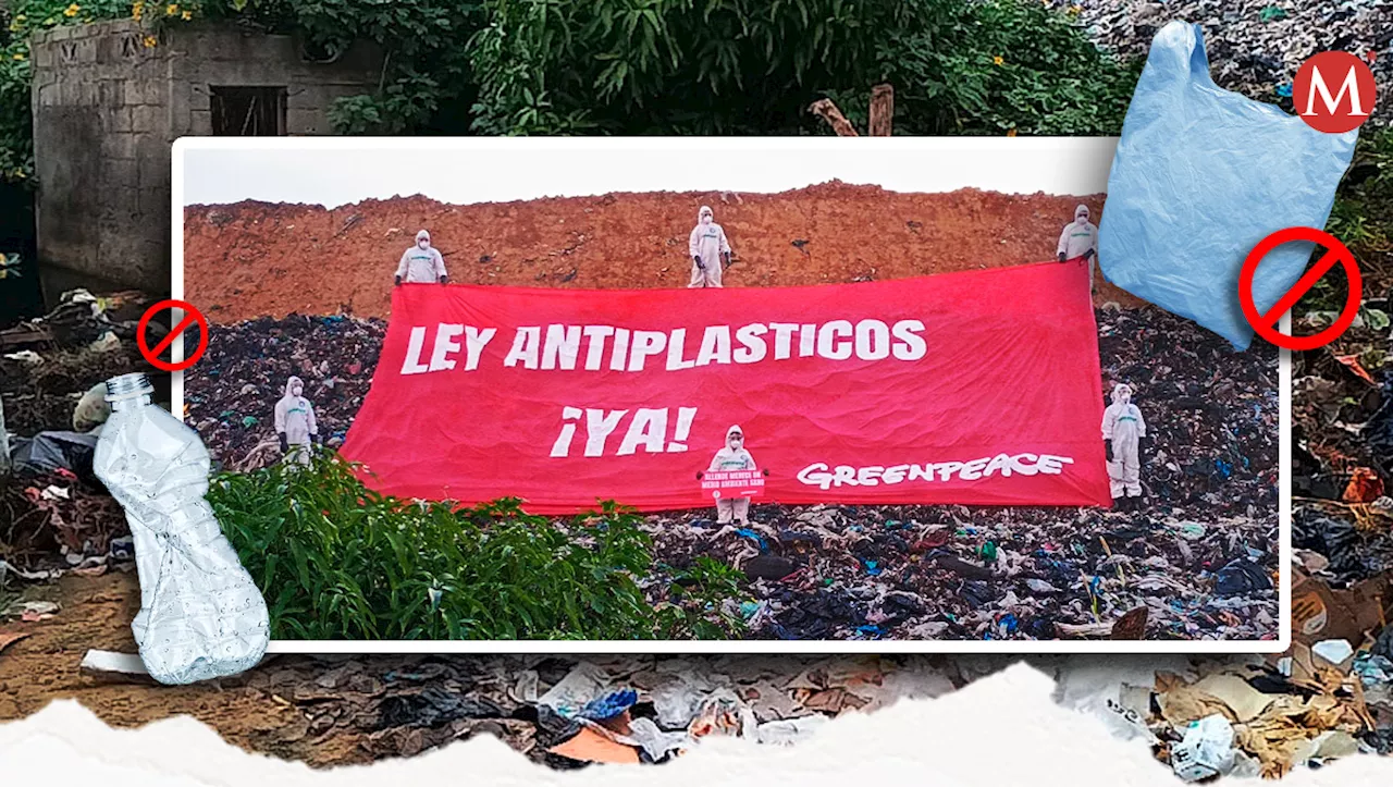 Desde Coatzacoalcos, Greenpeace pide 'Ley Antiplásticos'