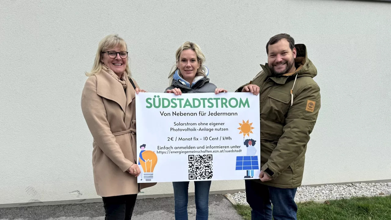 Lokal produzierter Strom für die Südstadt