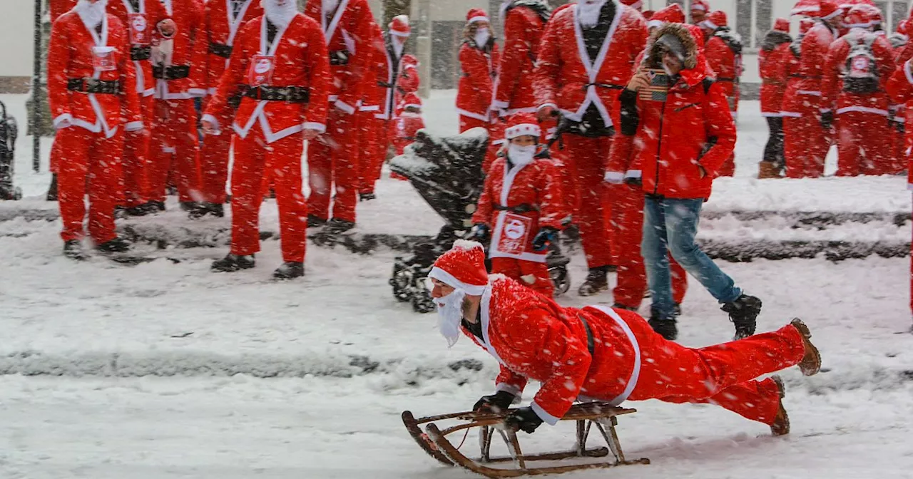 Das ist Kult: Sie machen Sie mit beim Bielefelder Santa Run 2024