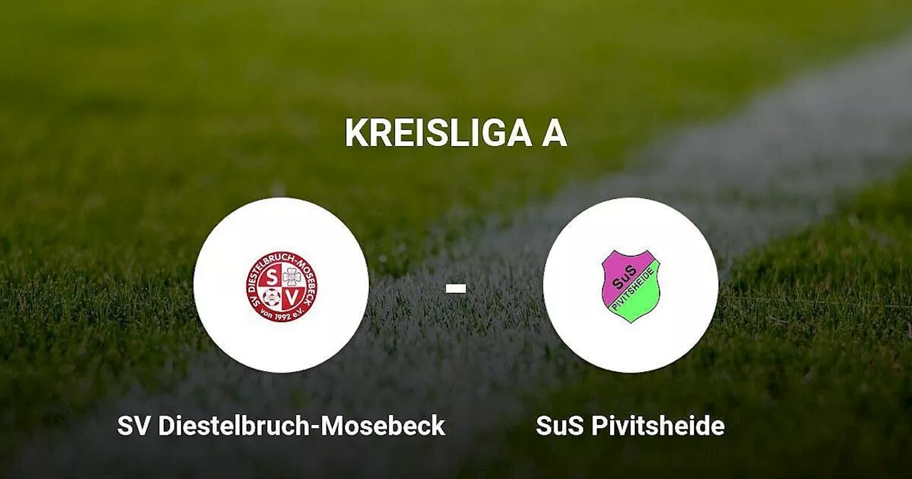 SV Diestelbruch-Mosebeck im Match gegen SuS Pivitsheide um Längen besser