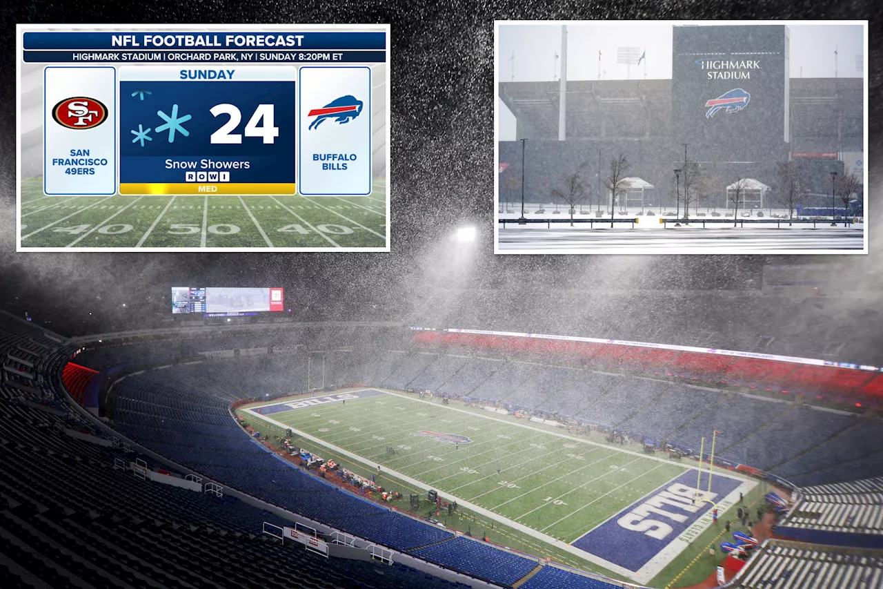 Buffalo stadium threatened by lake-effect snow ahead of match between Bills and 49ers