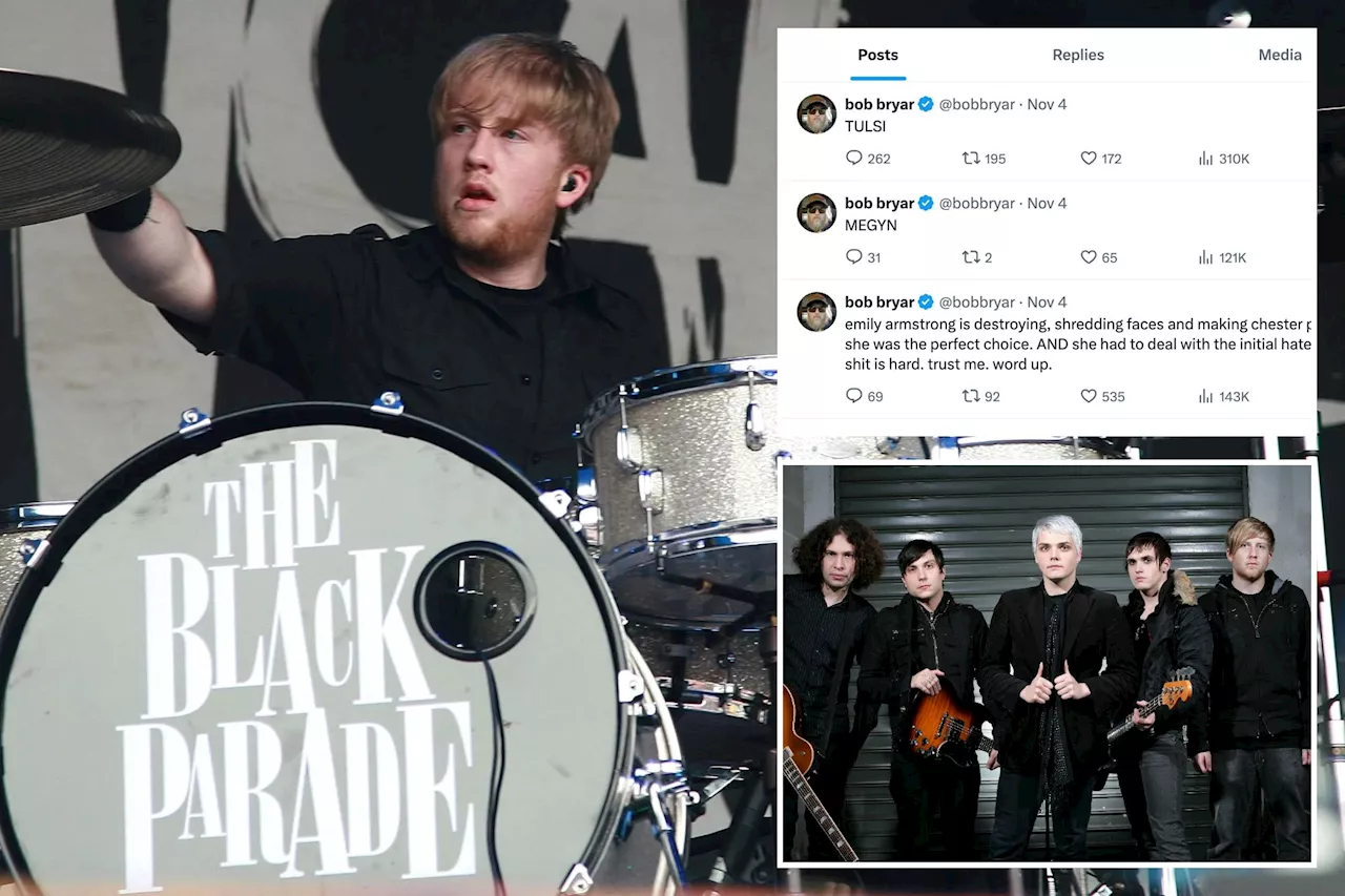 Former My Chemical Romance drummer Bob Bryar honored late rockstar Chester Bennington before his death