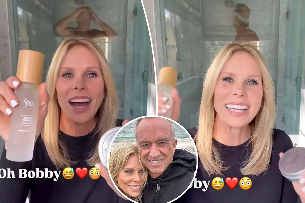 Naked RFK Jr. appears in shower as wife Cheryl Hines promotes beauty products: ‘This is cringe’