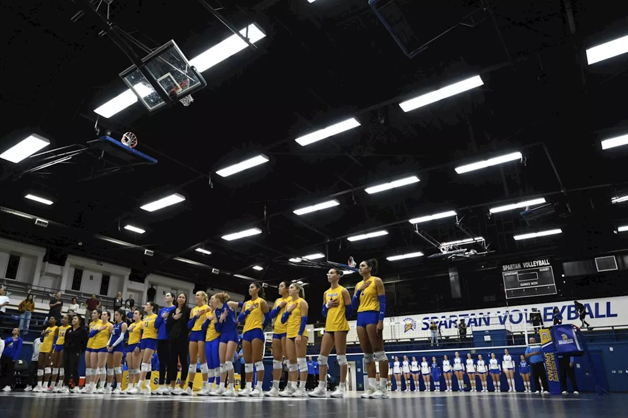 San Jose State's volleyball season that ignited debate over women in sports ends in MW title match