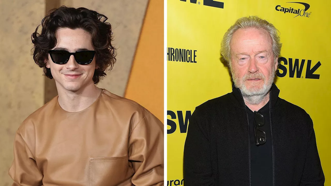 Ridley Scott wollte Timothée Chalamet für 'Gladiator 2'