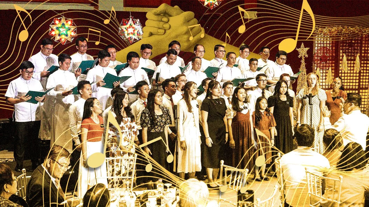 Catholic and Mormon Seminarians Unite in Christmas Carol at Manila Temple