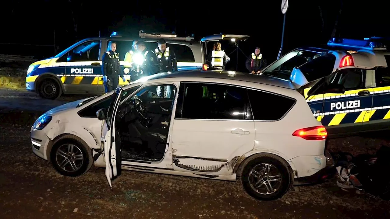 Auf der A2: Nach mehr als 100 Kilometern Verfolgungsjagd mit der Polizei – Autofahrer kracht in Baustelle