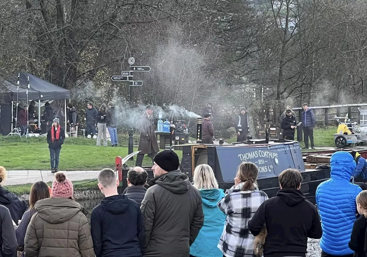 Filming for Peaky Blinders rolls into town and closes waterways near Shropshire border