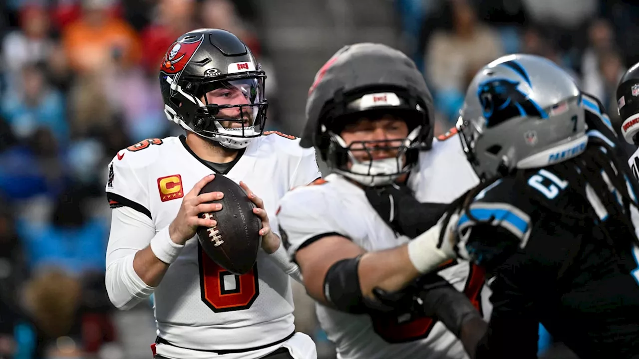 Baker Mayfield Returns For Buccaneers Following Leg Injury Against Panthers