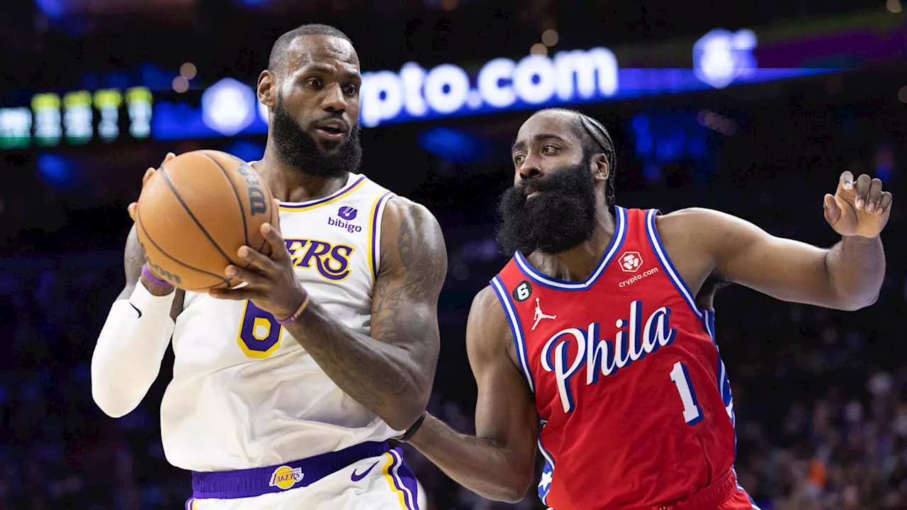 Former 76ers Star James Harden Joins LeBron James in Rare Group