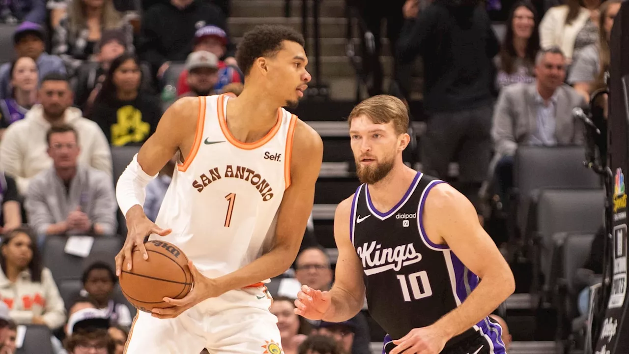 Kings-Spurs Matchup of the Game: Domantas Sabonis vs. Victor Wembanyama