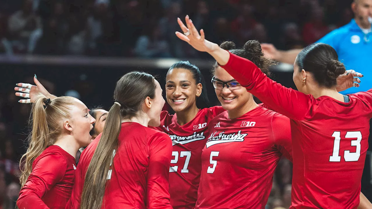 Nebraska Volleyball beats Maryland to Earn a Share of the Big Ten Title