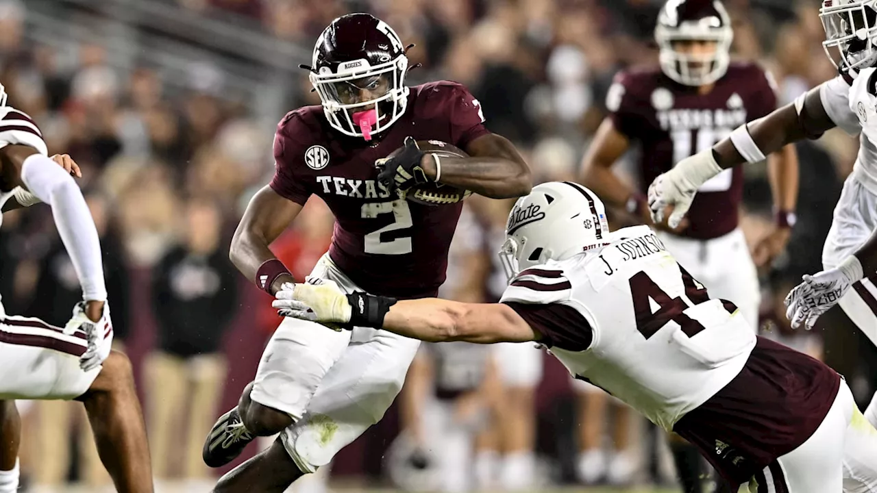 Texas A&M Aggies RB Rueben Owens Dressed Out vs. Texas Longhorns