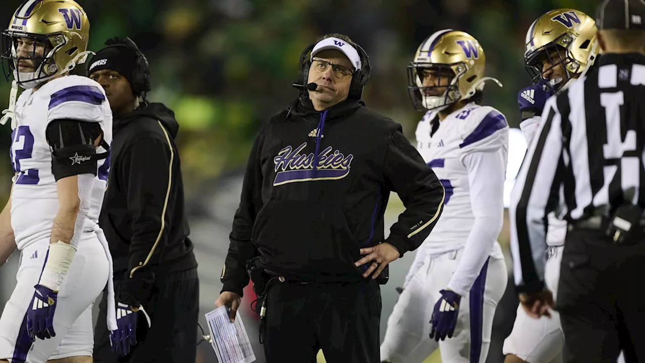 Washington Huskies' Jedd Fisch Reacts To Oregon Ducks Loss: Blame For 10 Sacks?