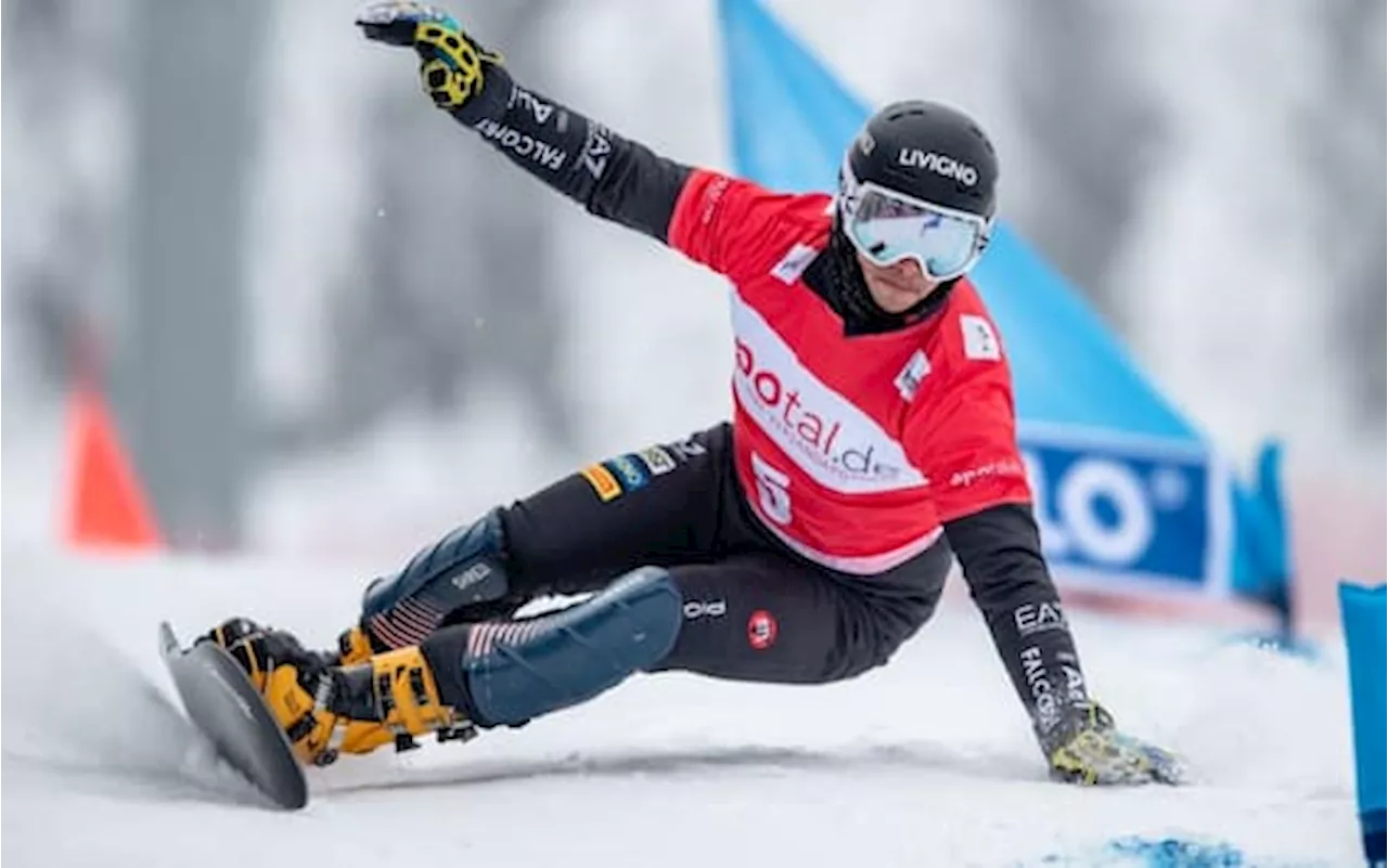 Snowboard, Bormolini vince slalom parallelo a Mylin. Terzo posto per Messner