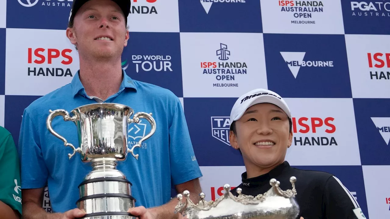 ISPS HANDA Australian Open: World no 954 Ryggs Johnston claims shock win, Shin Ji-yai takes women's trophy