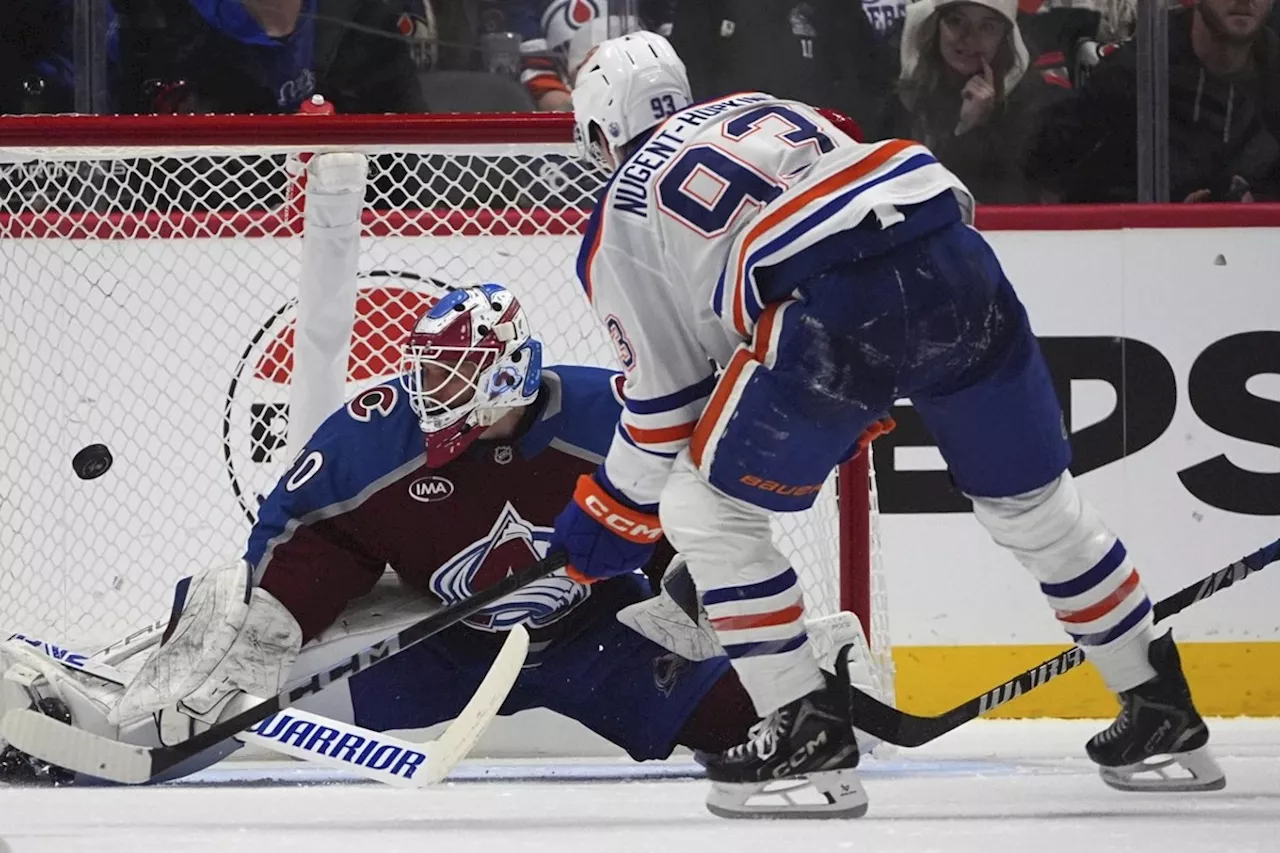 Nugent-Hopkins has goal and assist, Skinner stops 27 shots as Oilers beat Avalanche 4-1