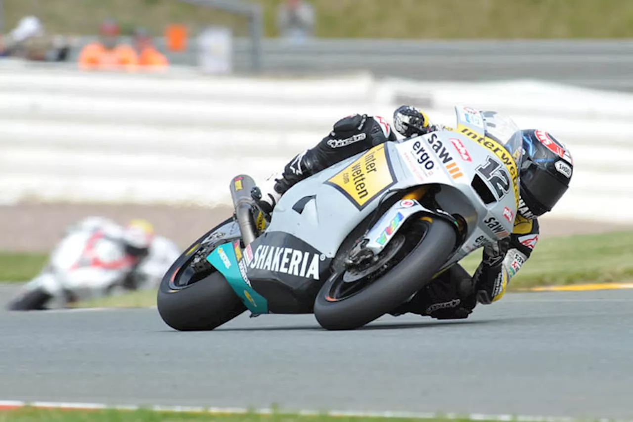 Sachsenring, Moto2, 2.Training: Lüthi mit Bestzeit