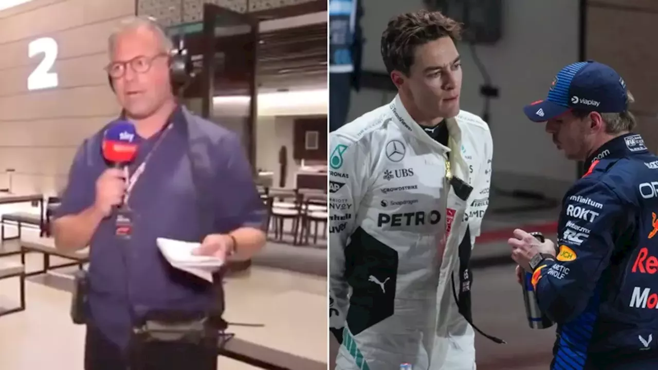 Sky Sports reporter reveals details about confrontation between Max Verstappen and George Russell at Qatar GP