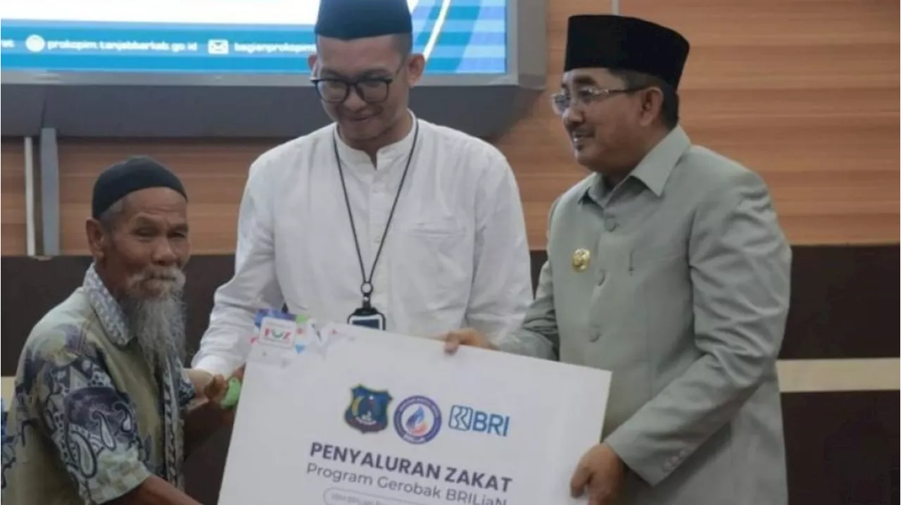 BRI dan Pemkab Tanjabbar Berbagi Kebahagiaan, Santuni Anak Yatim dan Lansia