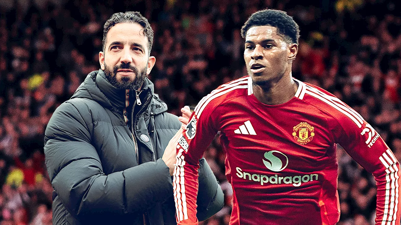 Ruben Amorim makes Man United history in first league game at Old Trafford as Marcus Rashford overtakes...