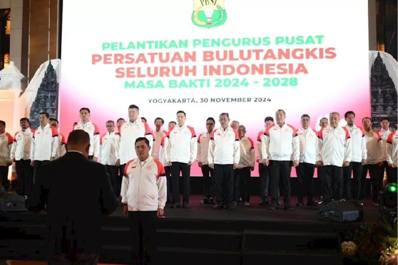 Daftar Lengkap Susunan Pengurus Induk Organisasi Bulu Tangkis PP PBSI Periode 2024-2028