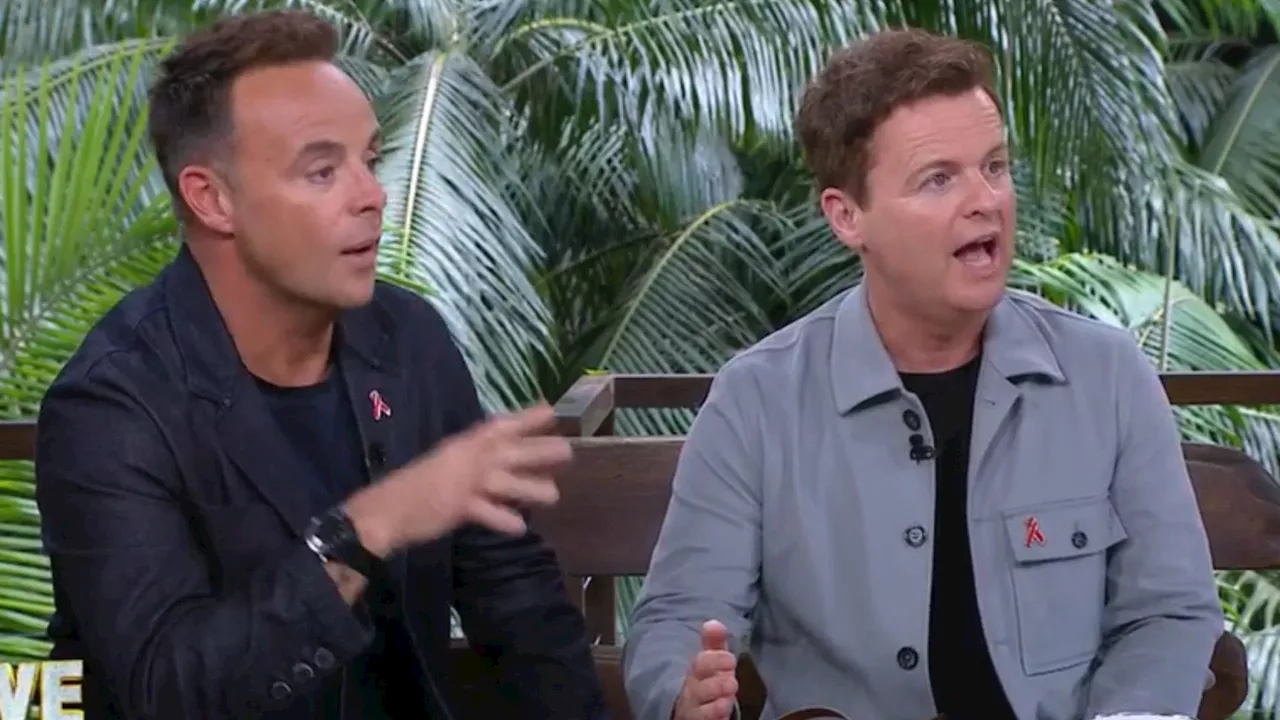 ANT McPartlin Delivers Tough Love to Dean McCullough on I'm A Celeb