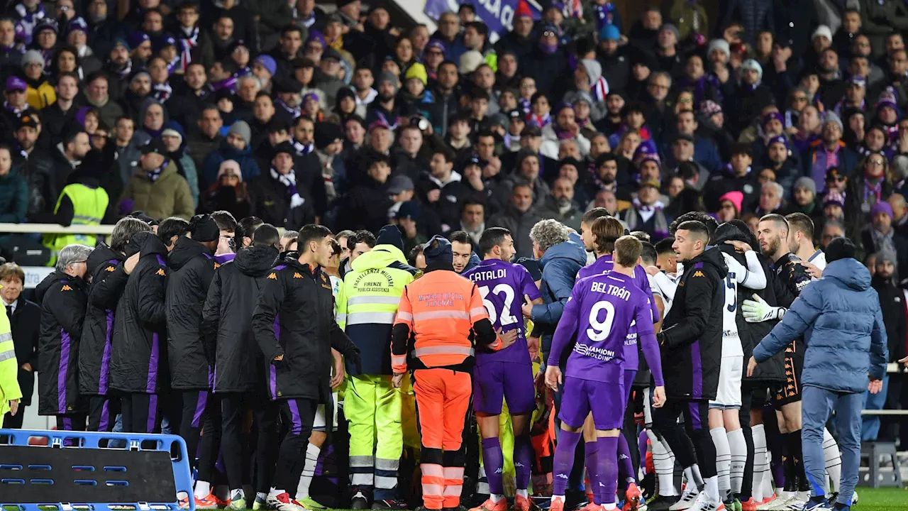 Fiorentina Midfielder Collapses During Match, Sent to Hospital Amidst Teammates' Concerns