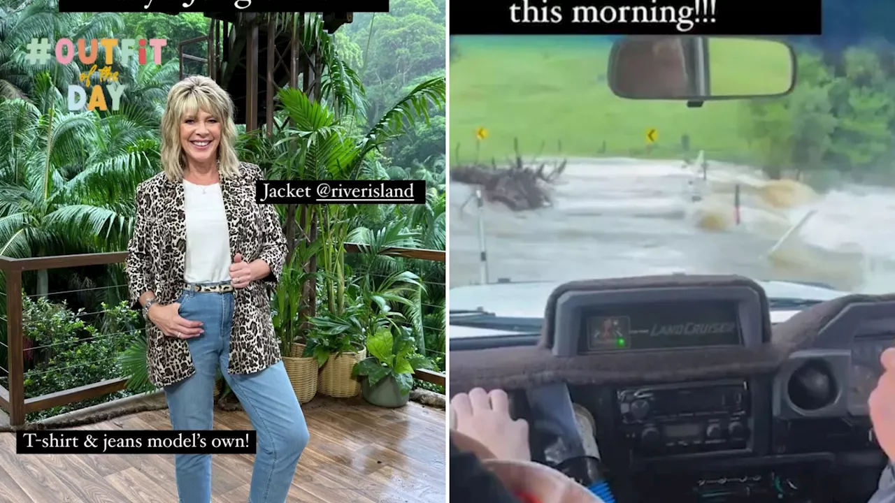 Ruth Langsford Shares Impressive Flooding at I'm A Celebrity Camp