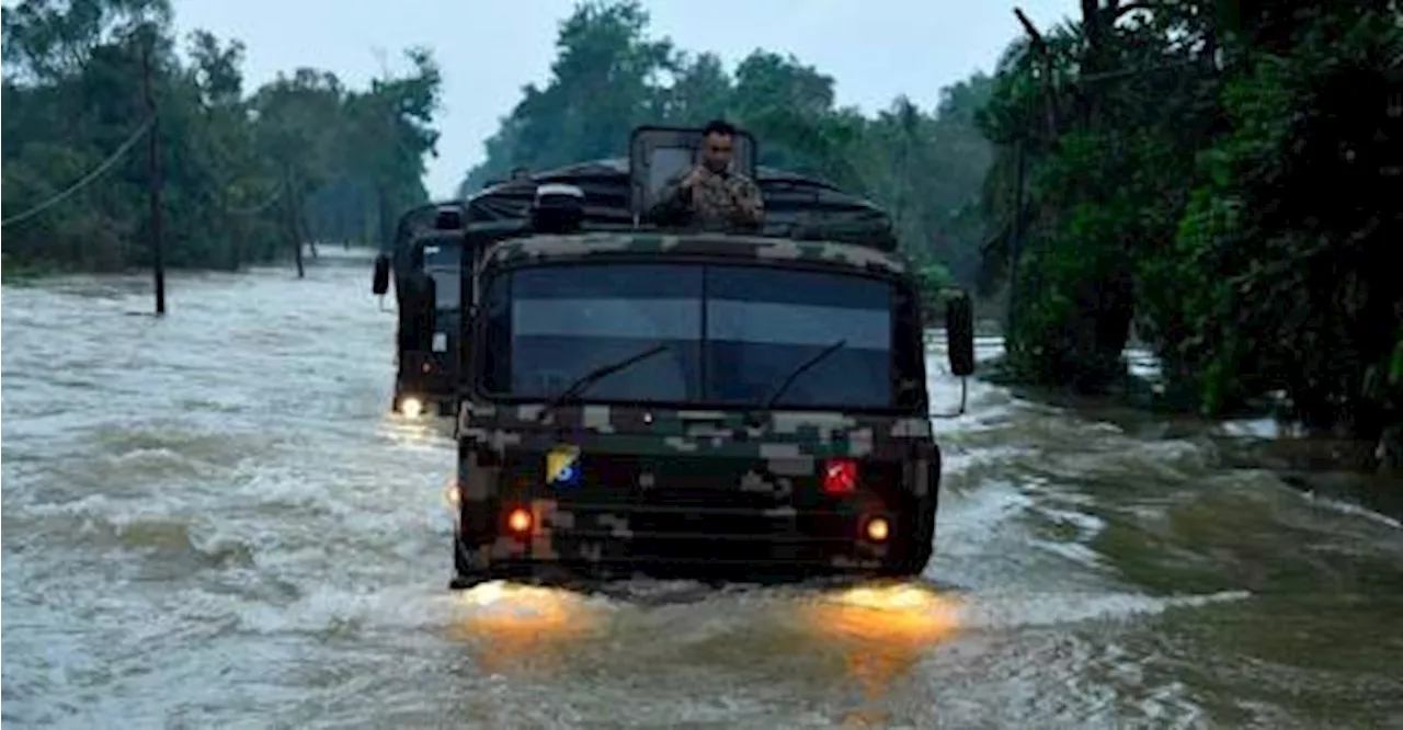 Malaysian Military Truck Gets Stuck During Op Murni, No SPM Candidates Affected