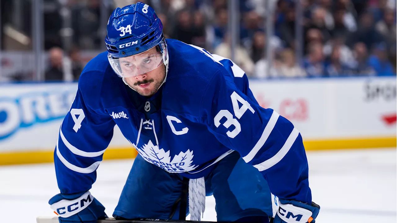 Matthews shakes off rust as Leafs offence finds a spark