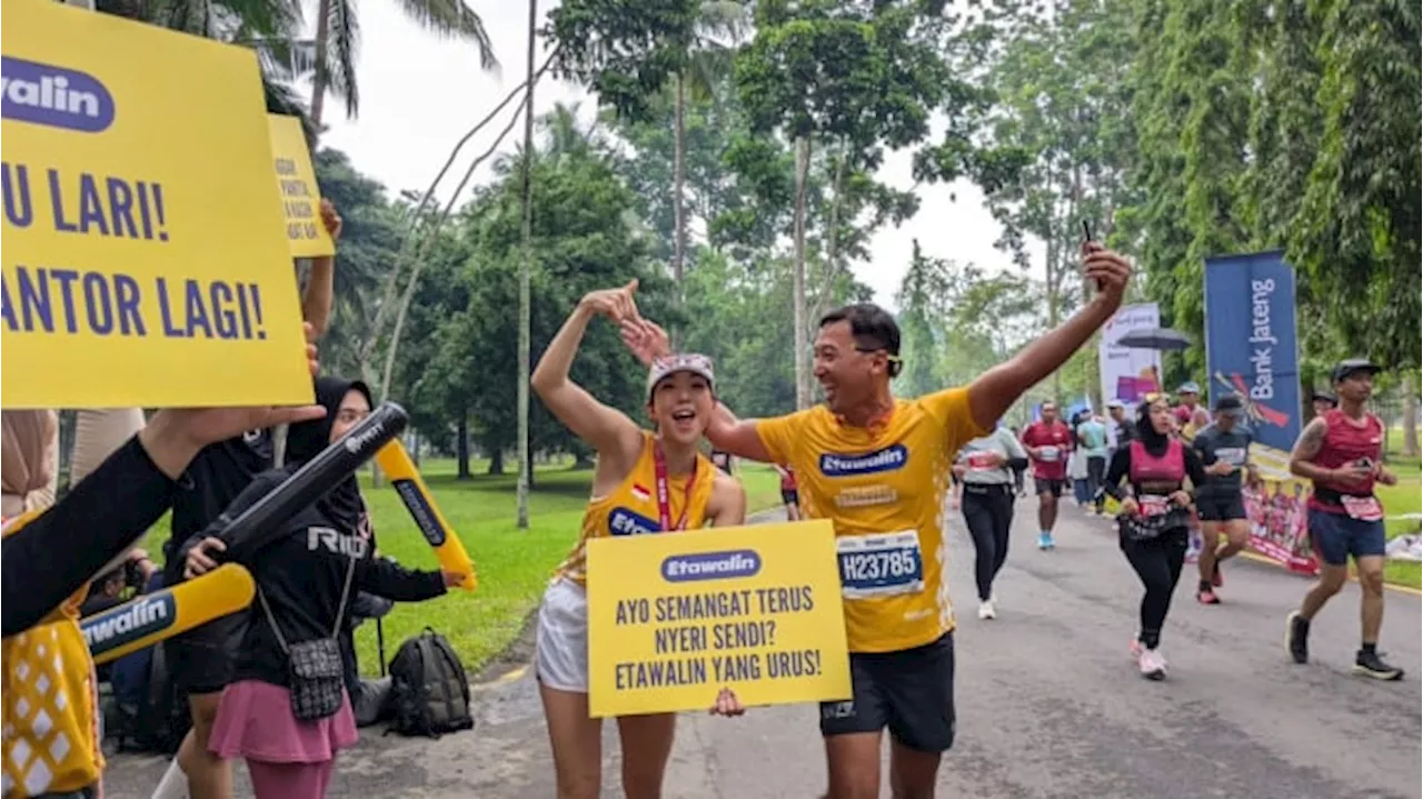 Cerita Gisella Ikut Borobudur Marathon 2024