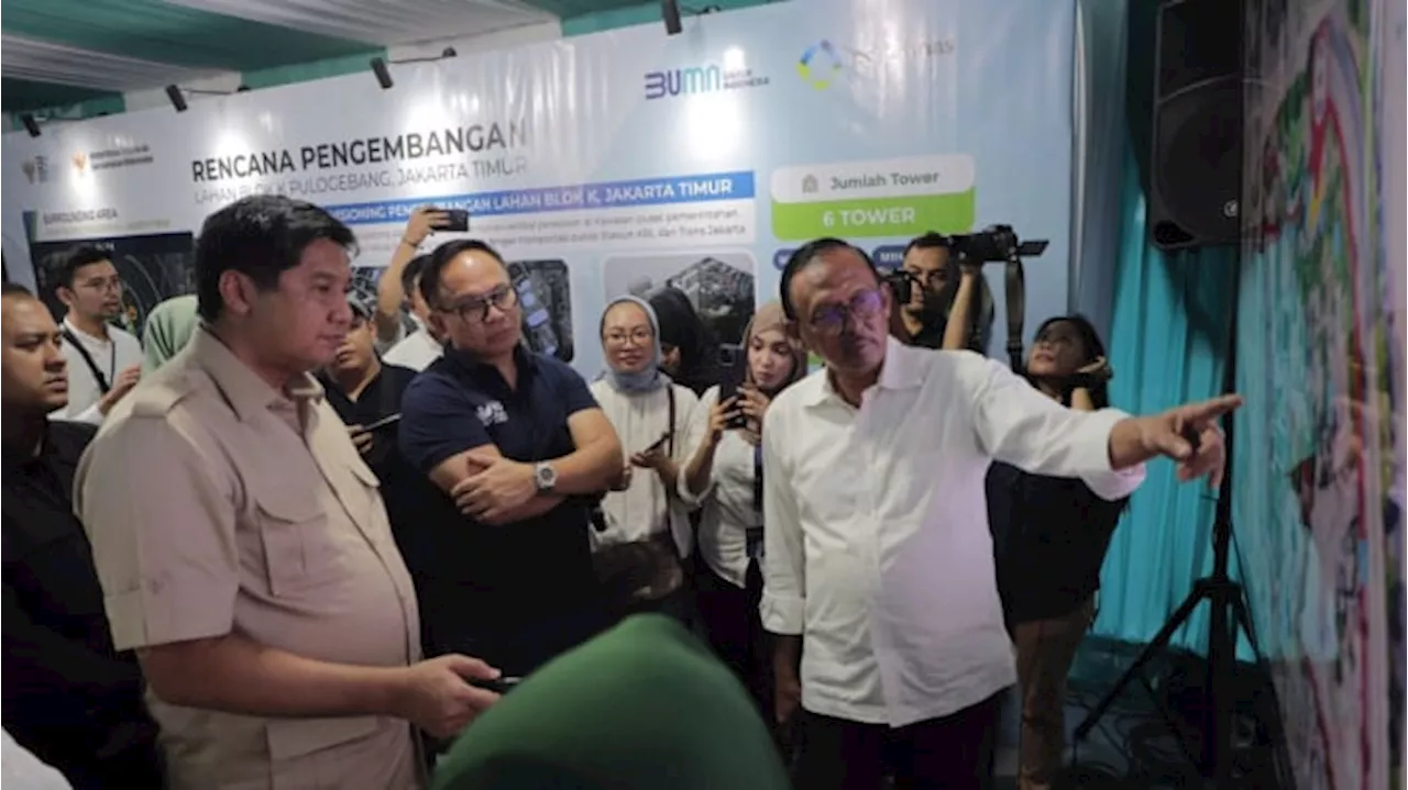 Program 3 Juta Rumah, Menteri Ara Minta Perumnas Garap Lahan di Pulogebang Jadi Hunian Rakyat