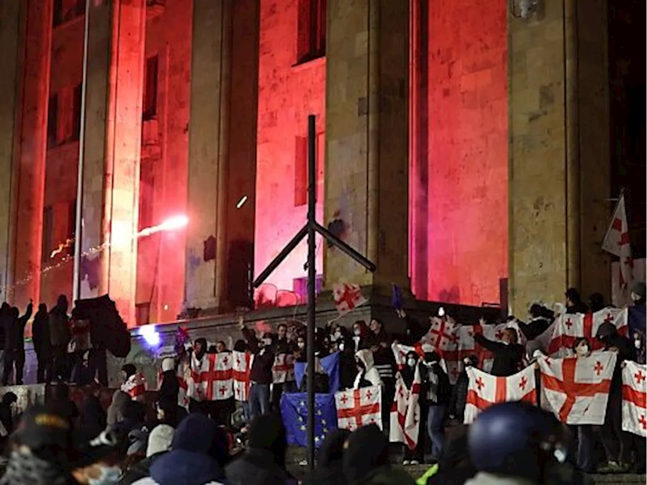 Georgien: Proteste gegen Aufschub der EU-Beitrittsverhandlungen