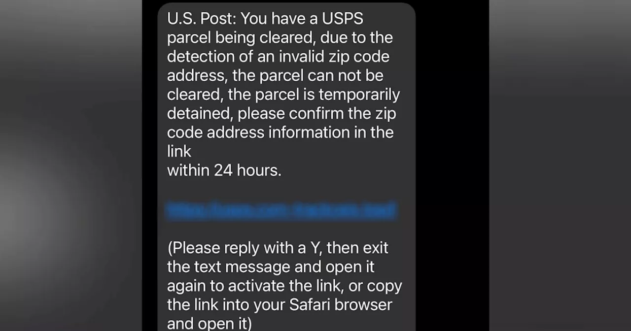 This phishing scam uses text messages pretending to USPS with a delivery