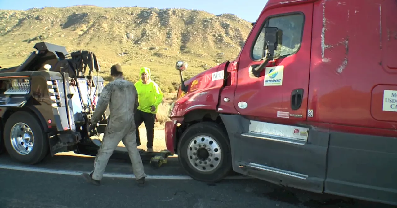 Winds overturn semis on I-8, portion closed to high-profile vehicles in East County