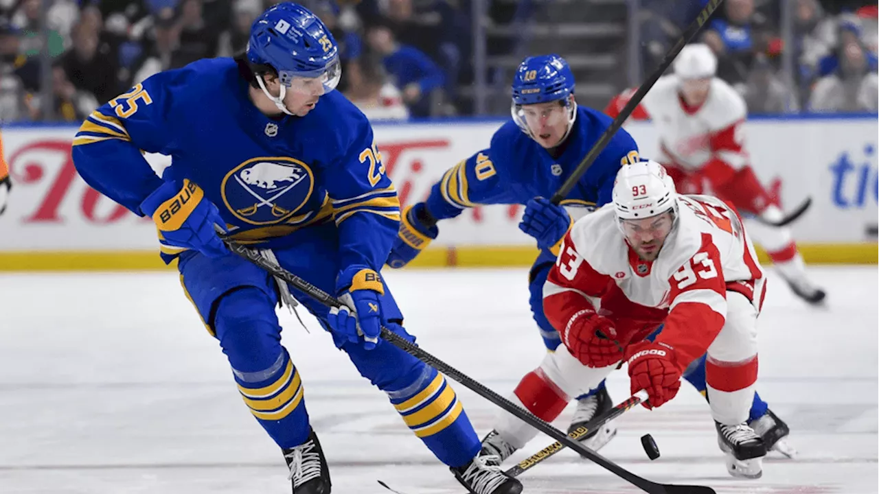 Sabres drop seventh straight game in shootout loss to Red Wings