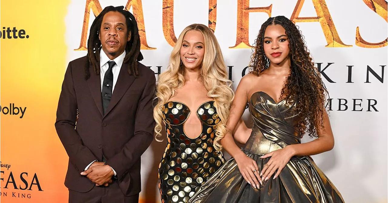 Jay-Z, Beyoncé support daughter Blue Ivy Carter on red carpet at Mufasa premiere